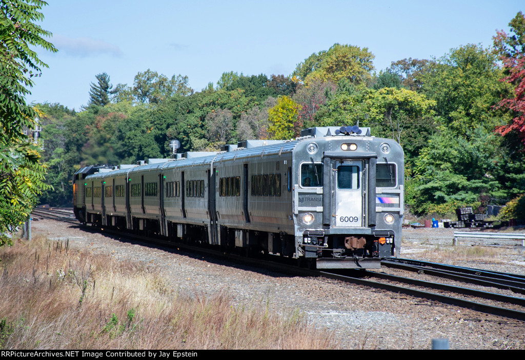 Southbound passenger train aproaching